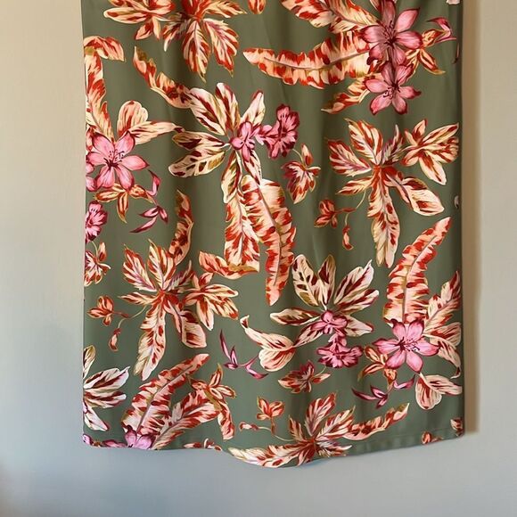 Soft Surroundings Floral Swim Dress Coverup Tropical Size Medium - Picture 9 of 13